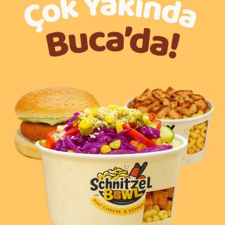 Schnitzel Bowl lezzeti çok yakında Buca'da sizlerle!
📍Yaylacık mahallesi 37 sokak no:5A, Buca